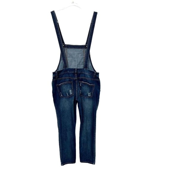 Free People Denim Overalls Womens Size 27 Slim Ankle - Picture 2 of 10